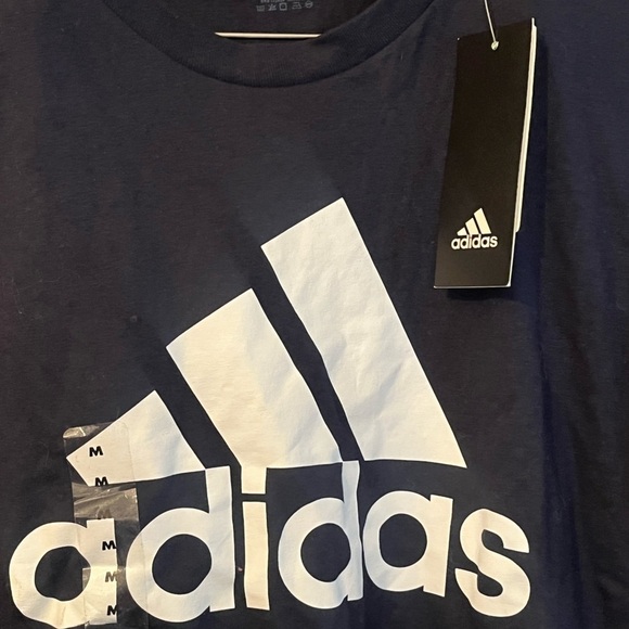 Adidas Amplified Tee Sz Medium Navy Blue Tee - Picture 4 of 6